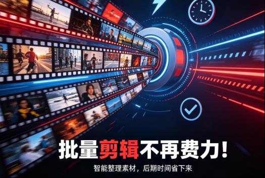 批量剪辑不再费力！这款工具帮创作者省下大半后期时间