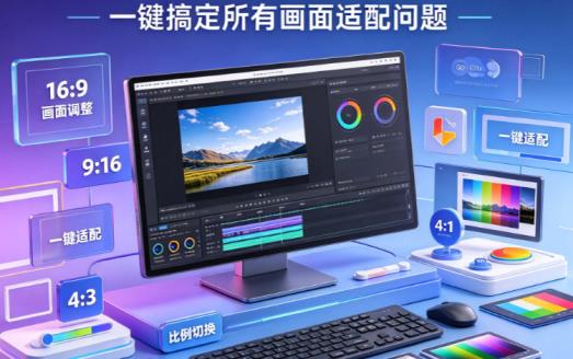 新手必看！全能视频画面调整技巧，一键搞定所有画面适配问题