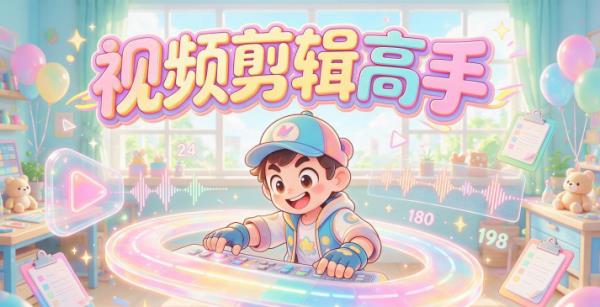 几十秒搞定两段视频拼接：视频剪辑高手批量合并板块，一键导出高清完整长视频