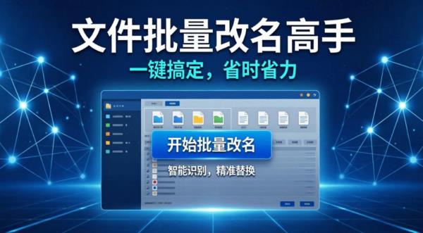 素材归档效率拉满：文件批量改名高手随机功能，批量给文件夹一键分配单大写字母新名称