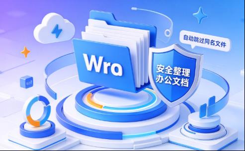 别再手动整理了！Word批量复制自动跳过同名文件，这招让办公效率翻倍