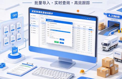 电商打工人必存！TXT文档一键导入，快递批量查询竟能如此高效