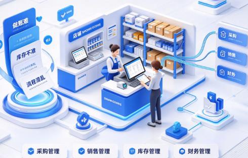中小商家做账管库存难？首助进销存，把业务流程理顺